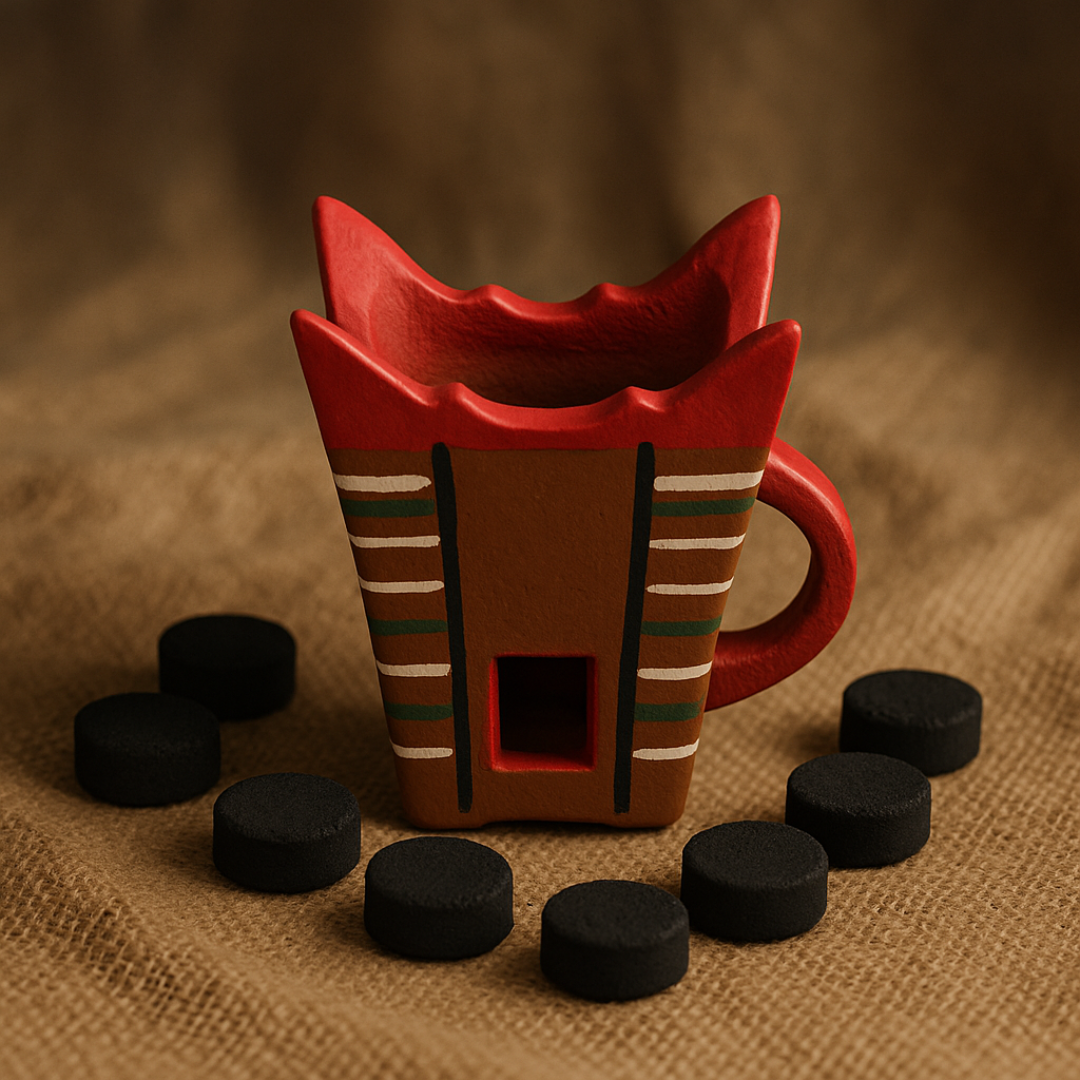 Authentic Omani Burner • Includes 10 Charcoal Discs