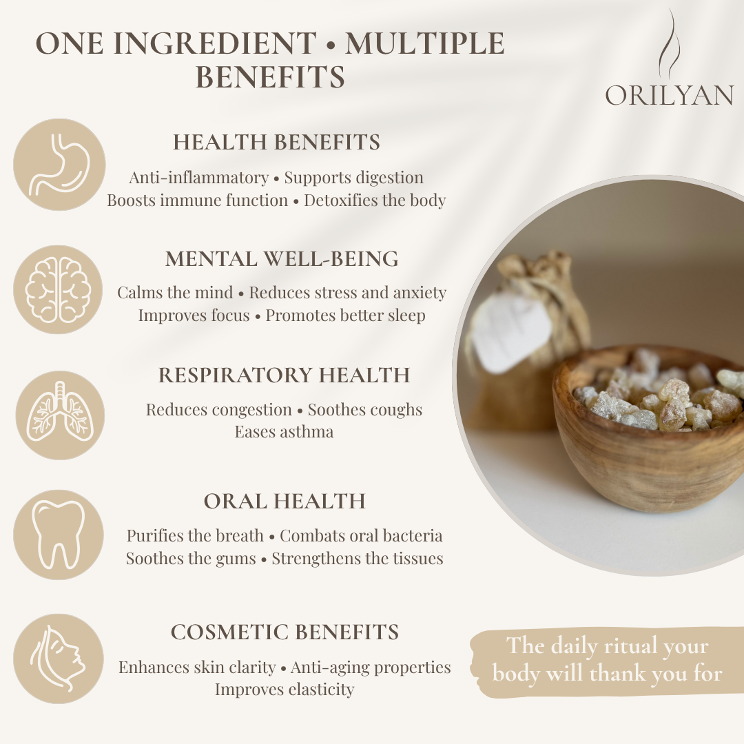 Orilyan 100% Pure Frankincense Boswellia Sacra Resin